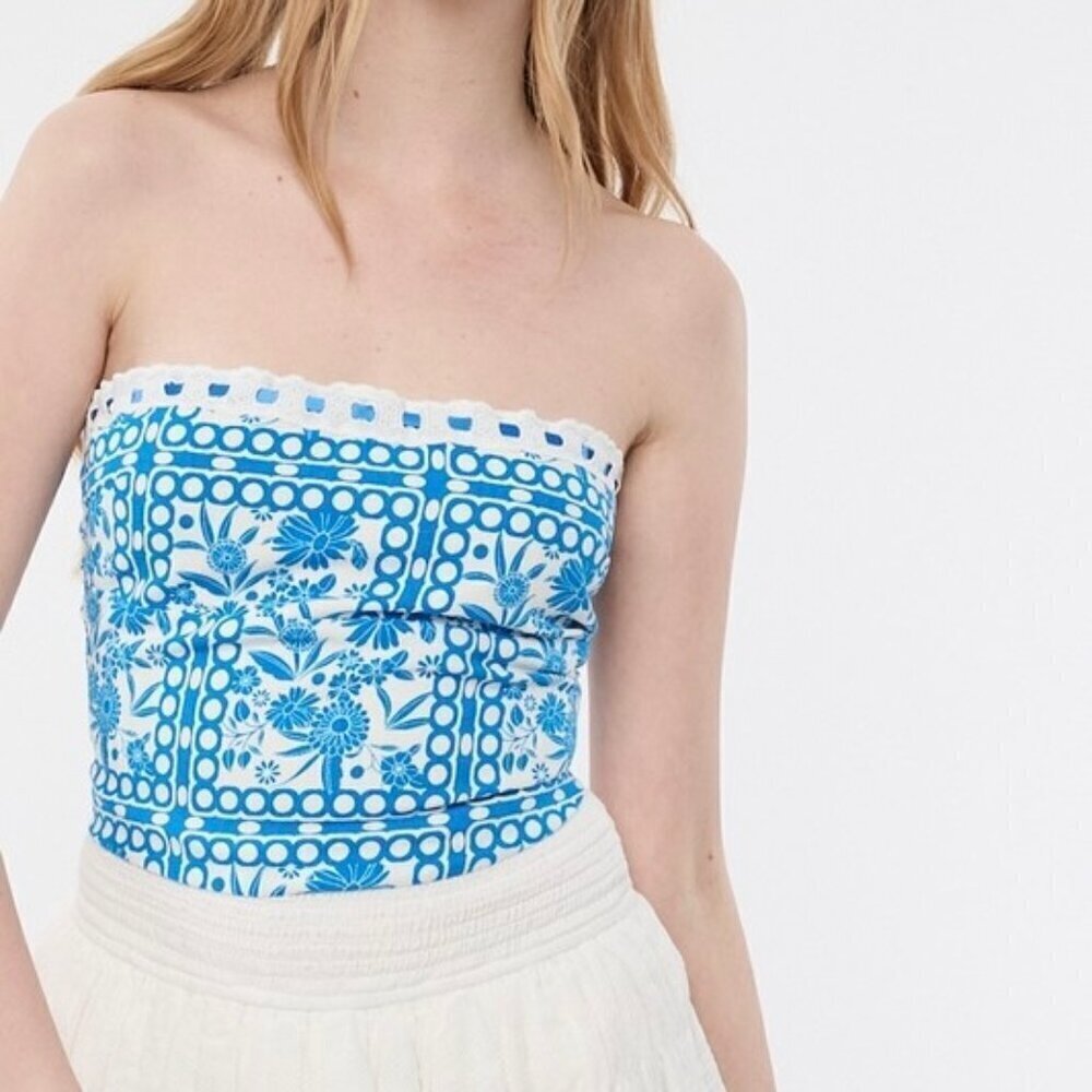 1 LEFT!! WHEN IN ROME BLUE TUBE TOP